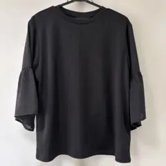 HK WORKS LONDON カットソー　五分袖　ネックレス付　Lサイズ