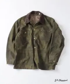 【完売品】J.S.Homestead / フロックレザー カバーオール Mサイズ