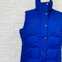 Lands' End（ランズエンド）　ブルー　グースダウンベスト　Sのサムネイル