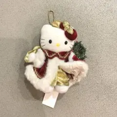 美品✨USJ クリスマス限定 ハローキティ ぬいぐるみ ベロア ドレス