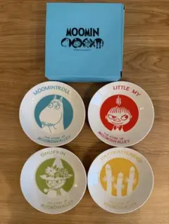 ムーミン　デザート皿4枚セット　山加商店