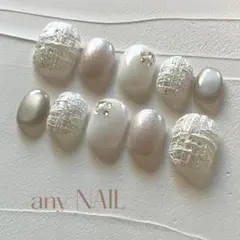 【サイズ変更無料】ネイルチップセット＊No.158