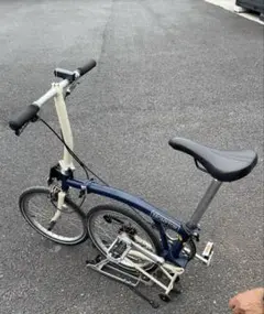 ♦︎ 【純正美品】BROMPTON S1L テンペストブルー×アイボリー 軽量1速のサムネイル
