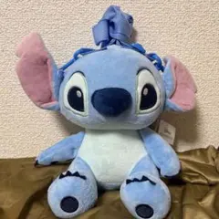 ディズニー ディズニーストア スティッチ＆スクランプ ぬいぐるみ 泡
