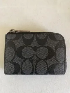 コーチ　COACH L字ファスナー　コインケース　小銭入れ　メンズ　シグネチャー
