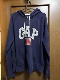 GAP ネイビーフードパーカー M