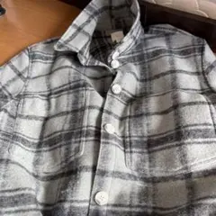 チェック柄 ウールシャツ H＆M