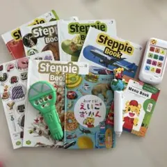 こどもちゃれんじEnglish ステッピーペンとEnglish book8冊