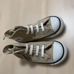 CONVERSE チャックテイラー キッズ スニーカー ベージュ 17cm