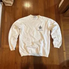 DEL SOL ホワイト スウェット トレーナー ヘビーウェイト 裏起毛