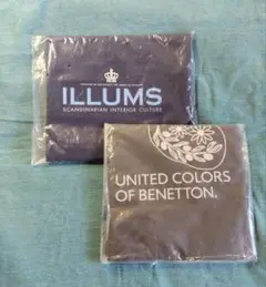 新品 トートバッグ 2個セット ILLUMS & BENETTON