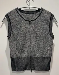 【STYLEMIXER】2WAYコンパクトジップニットベストのサムネイル