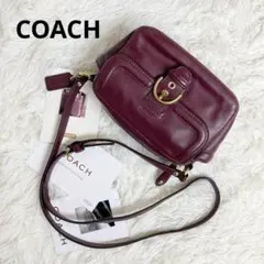 COACH オールドコーチ グラブタンレザー マシュー Matthew 赤 革