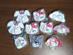 【サンリオ】サンリオキャラクターズ パッケージチャーム　10点