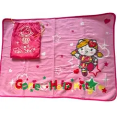 ハローキティ×ゴリエ　専用袋入りブランケット