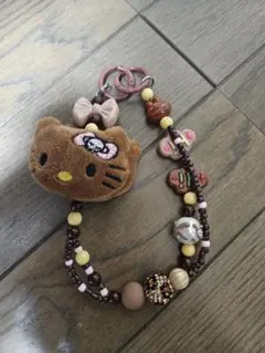 HELLOKITTY　日焼けキティ　ストラップ　チャーム