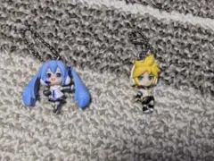 初音ミク（雪ミク） 鏡音レン ストラップ 2点セット