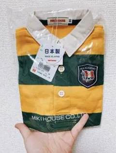 【新品】mikihouse 長袖 tシャツ　ポロシャツ　日本製 80cm