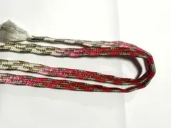 帯締め 赤 ピンク　白　金　グラデーション　値下げ交渉可