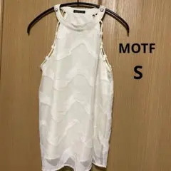 MOTF ノースリーブ ホワイト S