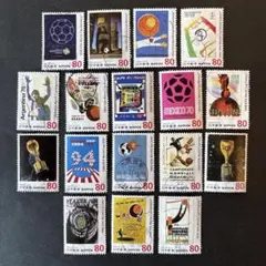 フランスワールドカップ記念切手 2025年最新】フランス 1998年 サッカーワールドカップ 切手の