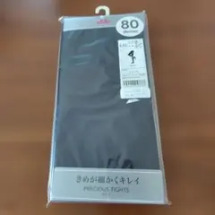 TOPVALU 80デニール ブラックタイツ L-LLのサムネイル