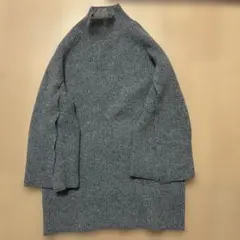 Apuweiser-riche グレー タートルネック セーター