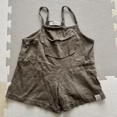 韓国子供服　サロペット　カーキ　70