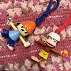 マクドナルド サルゲッチュ　キーホルダー 2個セット　ピポザル　パッパラッパーのサムネイル