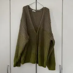 Perushu オリーブグリーン カーディガンのサムネイル