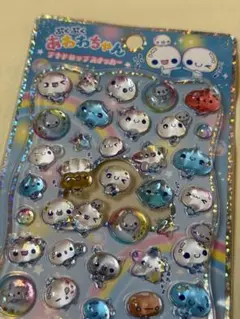 【正規品】プチドロップステッカー ぷくぷくあわわちゃん