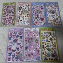 正規品　ディズニー ボンボンドロップシール　プチドロ 7枚セット