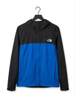 THE NORTH FACE フード付きナイロンジャケット 黒/青