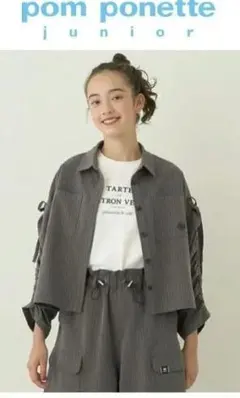 袖ギャザーシャツ&Tシャツセット