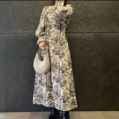 【美品】ラグナムーン　花柄ワンピース