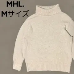 MHL. マーガレットハウエル ウールリネン タートルネックニット セーター 2