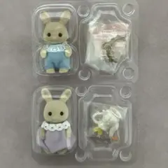 シルバニアファミリー　赤ちゃんコレクション　みるくウサギの赤ちゃん