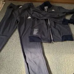adidas ジャージ上下セット Sサイズ ネイビー