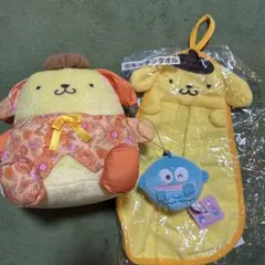 サンリオ　ポムポムプリン　ぬいぐるみ　タオルセット