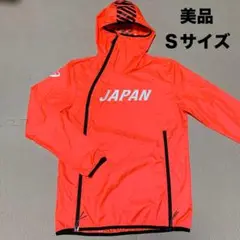 美品　asics オレンジ色 Sサイズ ジャケット