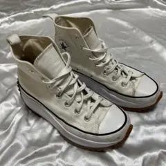 韓国限定 コンバース ランスターハイク ハイカット 厚底 24.0cm