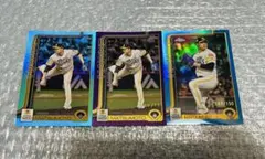 松本裕樹 TOPPS NPB ソフトバンク カード3枚セット