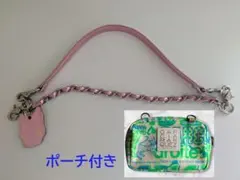 美品 ガルシアマルケス チェーンストラップ 持ち手 ピンクゴールド ＋ポーチ付きのサムネイル