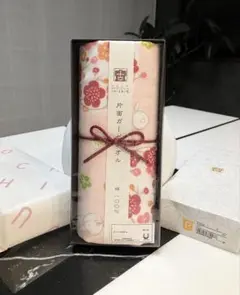 【新品】いにしえ 片面ガーゼタオル　フェイスタオル　ウチノ製タオル