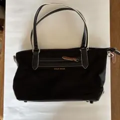 COLE HAAN　2Wayナイロントートバッグ　ブラック