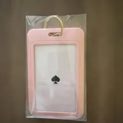 kate spade ピンク フォトキーホルダー