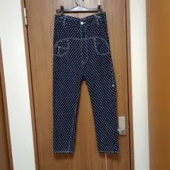 mercibeaucoup,jevousenprie!ドット柄 サルエルパンツ