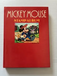 ミッキーマウス　スタンプアルバム　外国使用済切手　シール