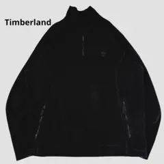 Timberland ティンバー ブラック ハーフジップ フリースジャケット M