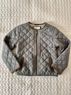 ZARA GIRLS ノーカラーボアコート　110